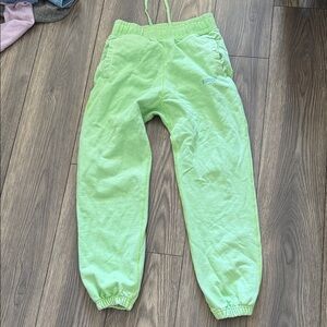 Awake Green Joggers size small medium unisex fashion forward